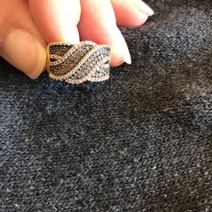 14k gold Chocolate diamond ring